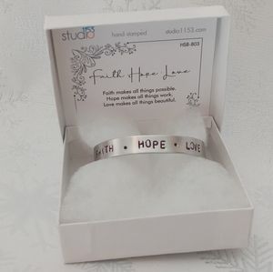 Hand Stamped Bracelet